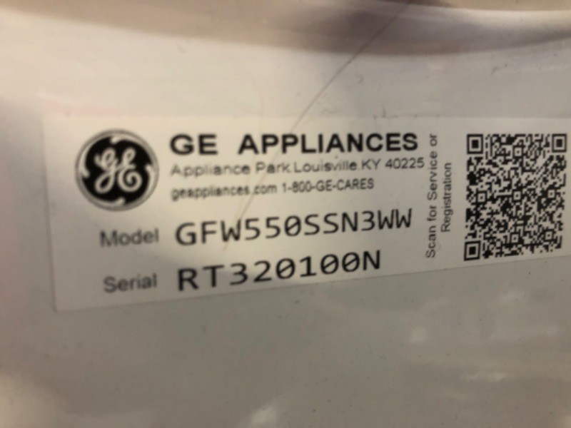 Photo 5 of GE® 4.8 cu. ft. Capacity Smart Front Load ENERGY STAR® Washer with UltraFresh Vent System with OdorBlock™ and Sanitize w/Oxi