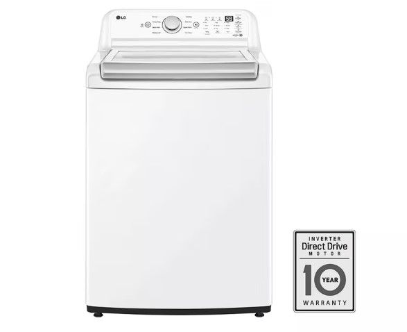 Photo 1 of 4.8 cu. ft. Mega Capacity Top Load Washer with 4-Way™ Agitator & TurboDrum™ Technology