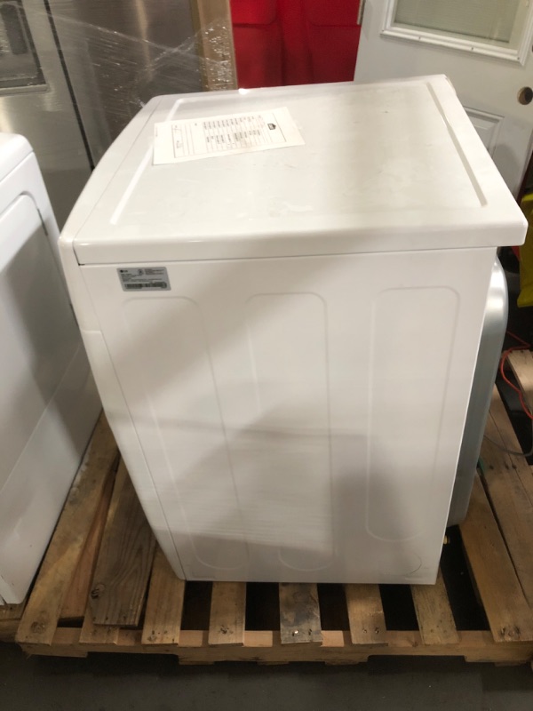 Photo 8 of LG 7.4-cu ft Stackable Electric Dryer (White) ENERGY STAR