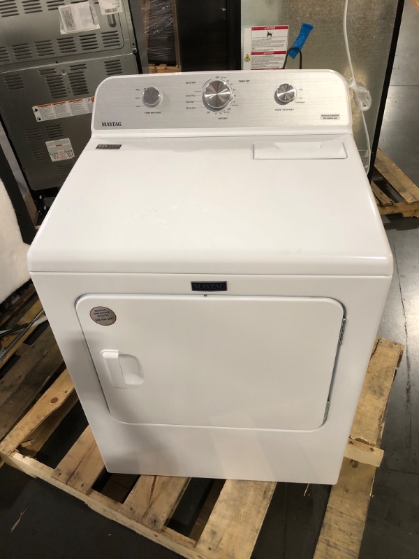 Photo 2 of MAYTAG FRONTLOAD ELECTRIC WRINKLE PREVENT DRYER - 7.0 CU. FT.