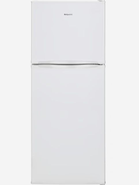 Photo 1 of *DAMAGED* Hotpoint 9.7-cu ft Top-Freezer Refrigerator (White