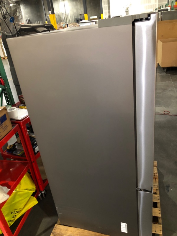 Photo 5 of SAMSUNG 32 cu. ft. Mega Capacity 3-Door French Door Refrigerator with Dual Auto Ice Maker in Stainless Steel