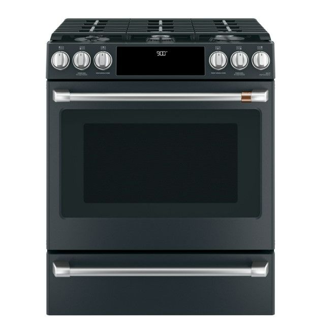 Photo 1 of Café™ 30" Smart Slide-In, Front-Control, Dual-Fuel Range with Warming Drawer