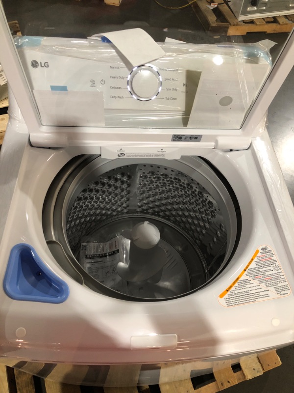 Photo 8 of LG 4.1 cu. ft. Top Load Washer with 4-Way Agitator® and TurboDrum™ Technology