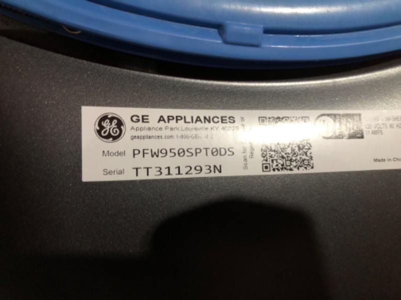 Photo 8 of GE Profile™ 5.3 cu. ft. Capacity Smart Front Load ENERGY STAR® Steam Washer with Adaptive SmartDispense™ UltraFresh Vent System Plus™ with OdorBlock™