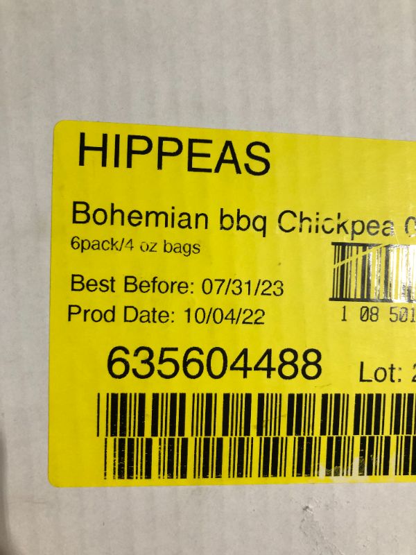 Photo 3 of ***EXPIRED 7/31/2023*** 
Hippeas Organic Chickpea Puffs, Bohemian Barbecue (Pack of 6)