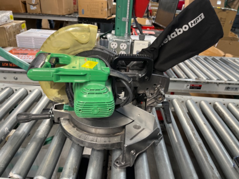 Photo 2 of *TESTEDMetabo HPT Sliding Compound Miter Saw | 12-Inch Blade | Double Bevel | Laser Marker | 15-Amp Motor | 5 Year Warranty | C12RSH2S