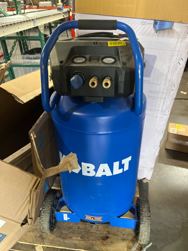 Photo 2 of [FOR PARTS, READ NOTES]
Kobalt 20-Gallons Portable 175 Psi Vertical Air Compressor