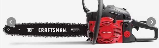 Photo 1 of CRAFTSMAN 42-cc 2-cycle 18-in Gas Chainsaw