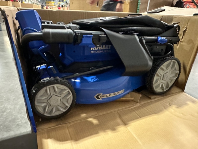 Photo 6 of Kobalt Gen4 40-volt 20-in Cordless Self-propelled Lawn Mower 6 Ah