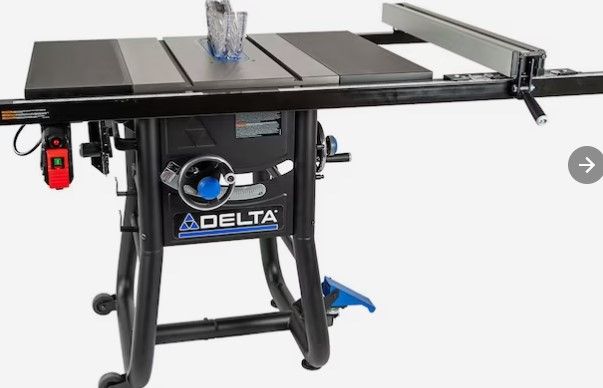 Photo 1 of DELTA Contractor saws 10-in 15-Amp Contractor Table Saw with Fixed Stand