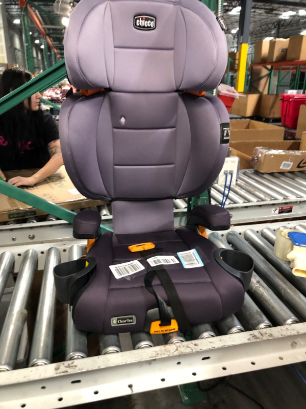 Photo 3 of Chicco KidFit ClearTex Plus 2-in-1 Belt-Positioning Booster Car Seat