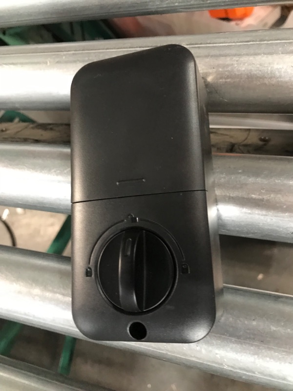 Photo 1 of (USED AND MISSING PIECES )Single Cylinder Castle Electronic Keypad Deadbolt Satin Nickel