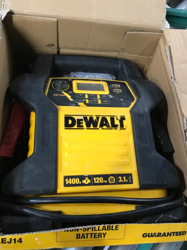 Photo 2 of DEWALT DXAEJ14 Digital Portable Power Station Jump Starter