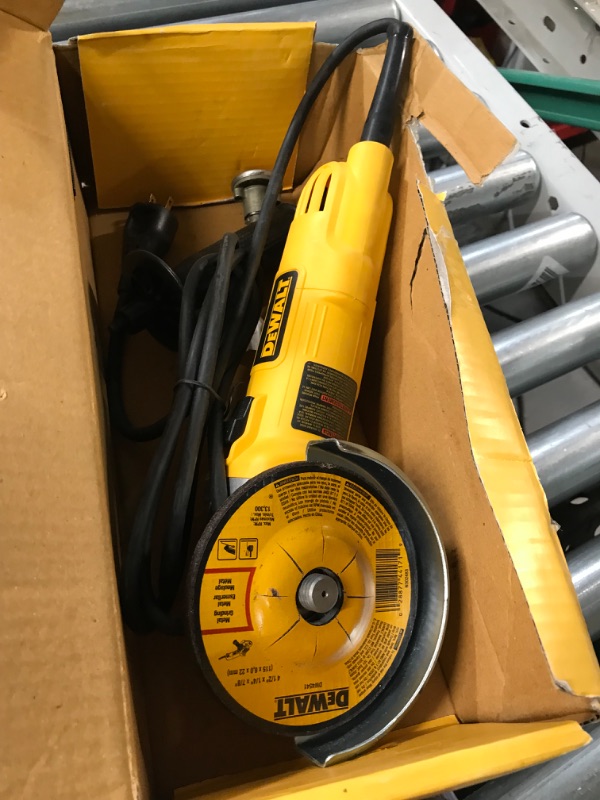 Photo 2 of DEWALT Angle Grinder, One-Touch Guard, 4-1/2 -Inch (DWE4011) Angle Grinder Only