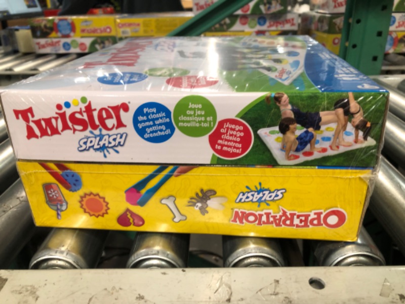 Photo 2 of (USED) Hasbro Twister Splash & Operation Splash Games Family Bundle