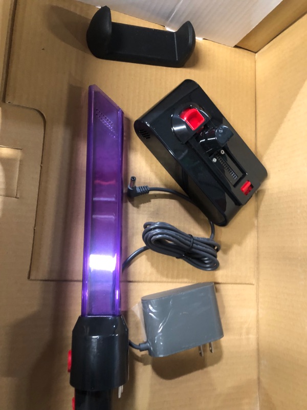 Photo 4 of **MISSING ROLLER BRUSH HARDWARE** Redroad Cordless Stick Vacuum 26.5Kpa - 450W Stick Vacuum Cleaner Cordless, Double Roller Brush, LED Screen