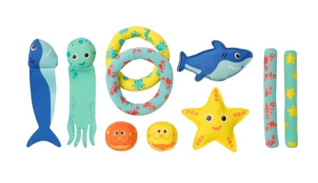 Photo 1 of Coconut Grove Dive & Play Pack, Reef Gang, Set of 10
