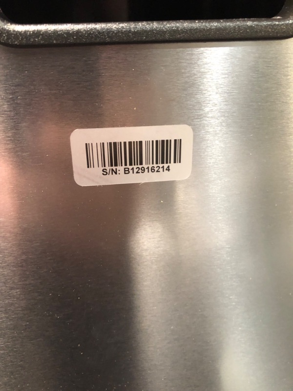 Photo 3 of ***MISSING LINER** (USED) simplehuman 50L Rectangular Step Trash Can Brushed Stainless Steel