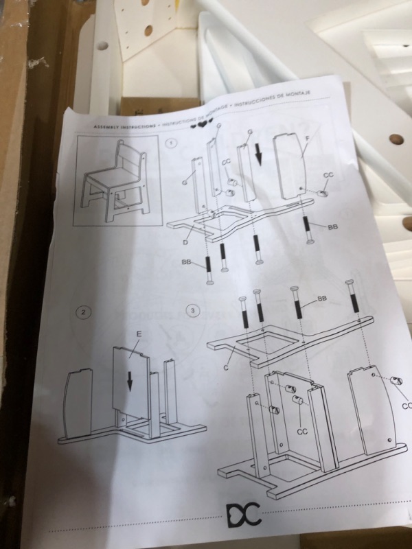 Photo 4 of Delta Children MySize Kids Wood Table and Chair Set (2 Chairs Included) 