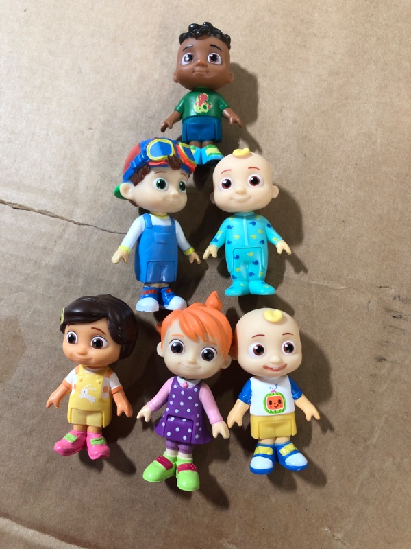 Photo 4 of Cocomelon Official Friends & Family, 6 Figure Pack - 3 Inch