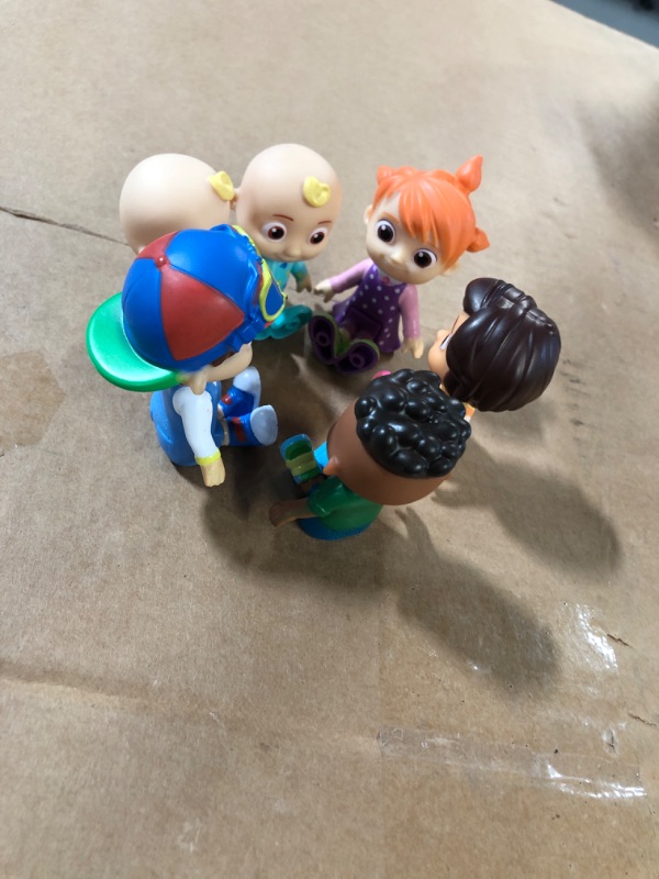 Photo 2 of Cocomelon Official Friends & Family, 6 Figure Pack - 3 Inch