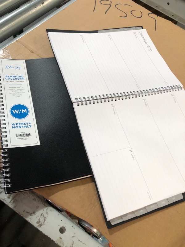 Photo 4 of Blue Sky 2023-2024 Academic Year Weekly and Monthly Planner, 8.5" x 11", Flexible Cover, Wirebound, Enterprise (144719) 8.5" x 11" New Edition x2