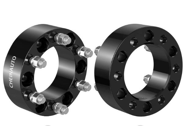 Photo 1 of CHEINAUTO 6x5.5 Wheel Spacers for Silverado 1500 1999-2021,Sierra 1500 1999-2021,2 Inch 2 pcs