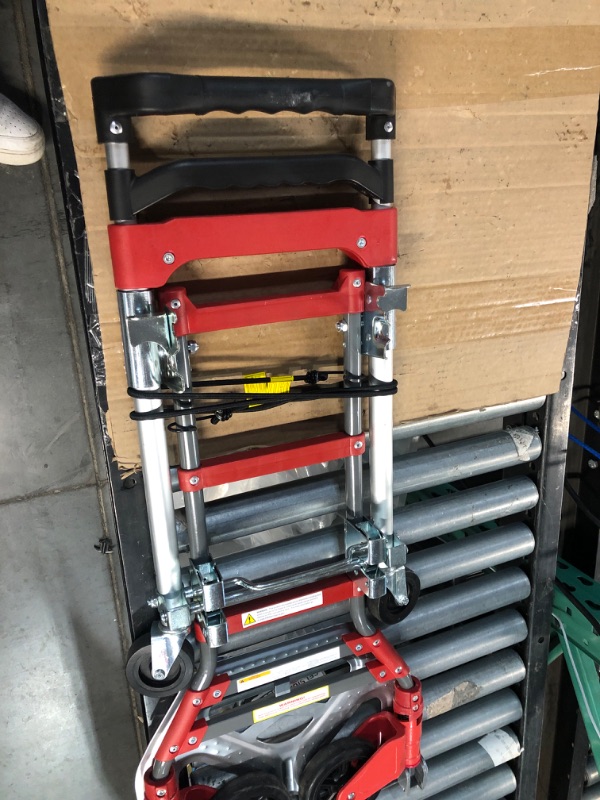 Photo 2 of ***WHEEL BROKEN***Milwaukee 150-lb 4-Wheel Aluminum Convertible Hand Truck