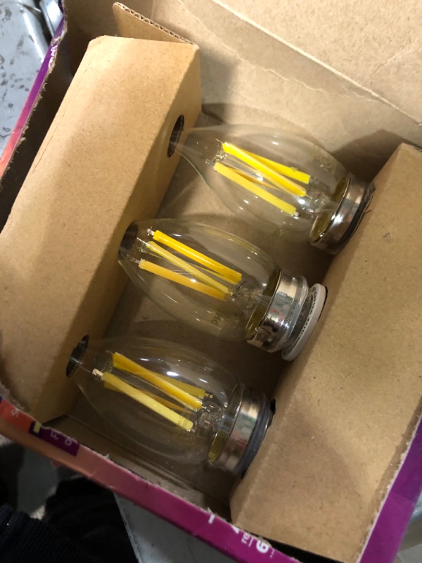 Photo 1 of Philips LED Ultra Definition Flicker-Free Dimmable, Eye Comfort Technology, Daylight 5000K BA11 Clear Glass Light Bulb, 700 Lumen, 5.5W=75W, E26 Base, Title 20 Certified, 3-Pack (564500) Daylight (5000k) E26 700 Lumen