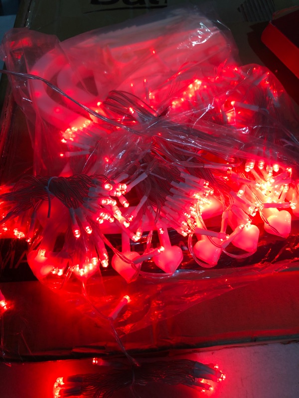 Photo 3 of  Valentines Day Decor Lights Leds 9.6Ft x 9 Lines