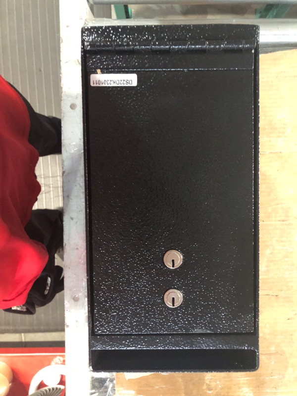 Photo 1 of KYODOLED Digital Depository Safe Box, Electronic Steel Safe with Keypad, Locking Drop Box with Slot, Metal Lock Box with Two Emergency Keys