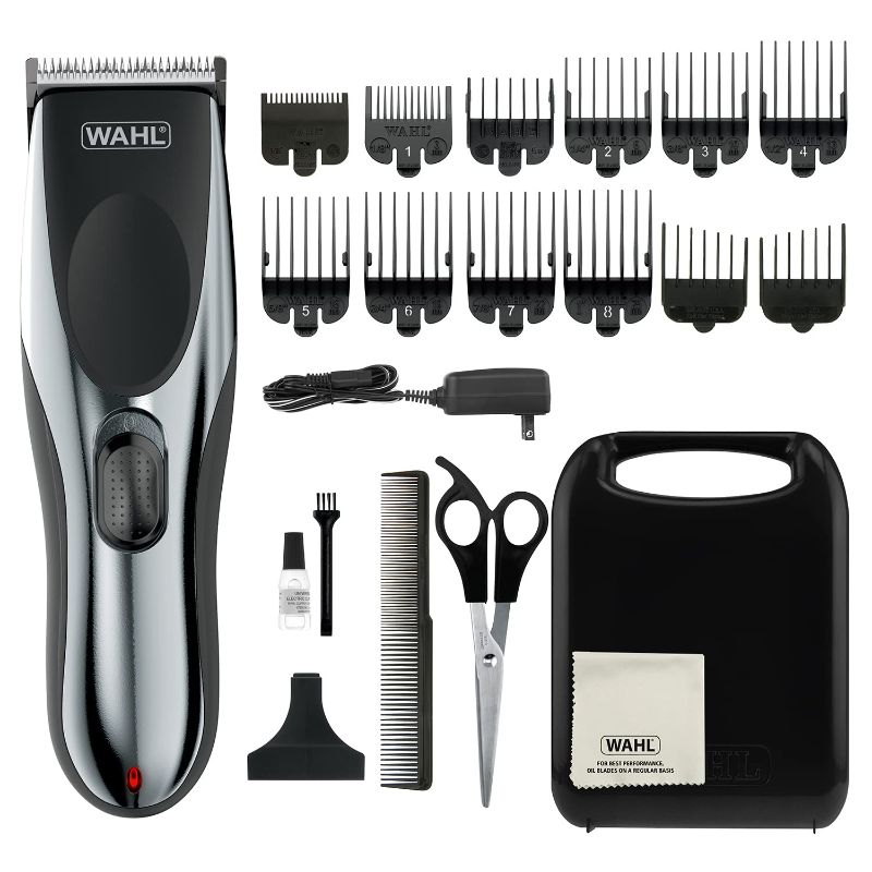 Photo 1 of **PREVIOUSLY OWNED** Wahl Clipper Rechargeable Cord/Cordless Haircutting & Trimming Kit for Head