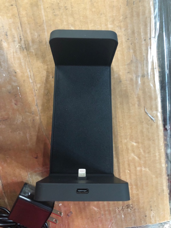 Photo 2 of Wireless Charging Station, 18W Fast Wireless Charger Compatible with iPhone 13/12/11/Pro/SE/XS/XR/X/8 Plus/8