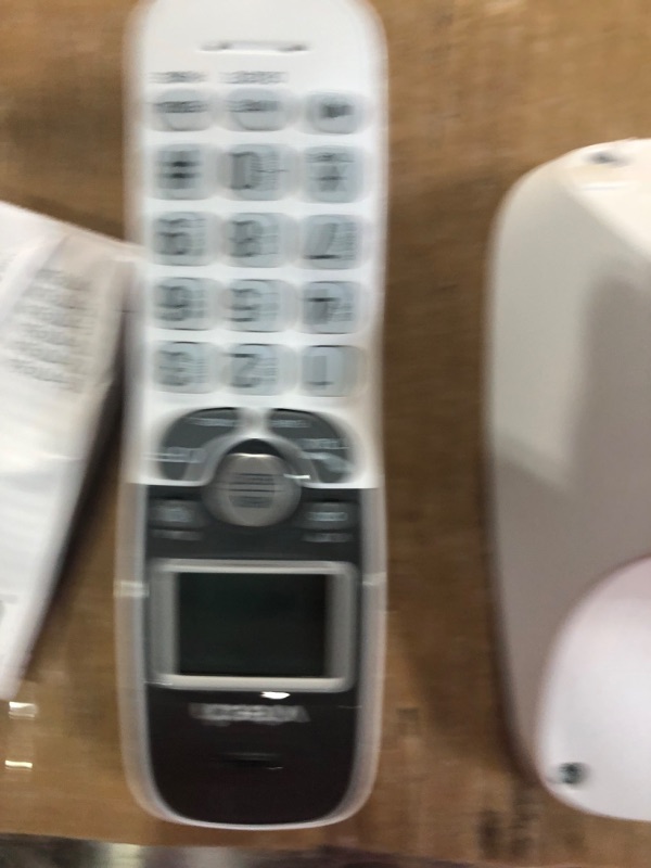 Photo 3 of VTech VG104 DECT 6.0 Cordless Phone for Home with Answering Machine, Blue-White Backlit Display, Backlit Buttons, Full Duplex Speakerphone