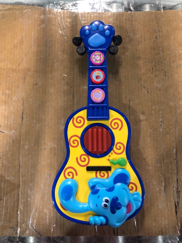 Photo 2 of *used*
Blue's Clues & You! Sing Along Guitar, Lights and Sounds Kids Guitar Toy, by Just Play