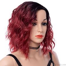 Photo 1 of *reference pic*
Women's Short Curly Hair Shoulder Length Medium Long Hair Wine Red Wig