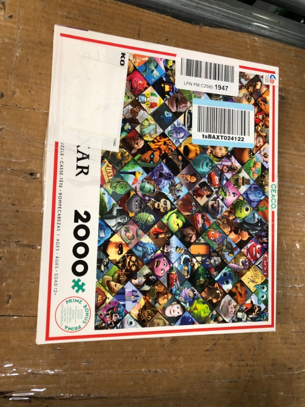 Photo 2 of *used*
Ceaco - Disney/Pixar - Pixar Clips - 2000 Piece Interlocking Jigsaw Puzzle