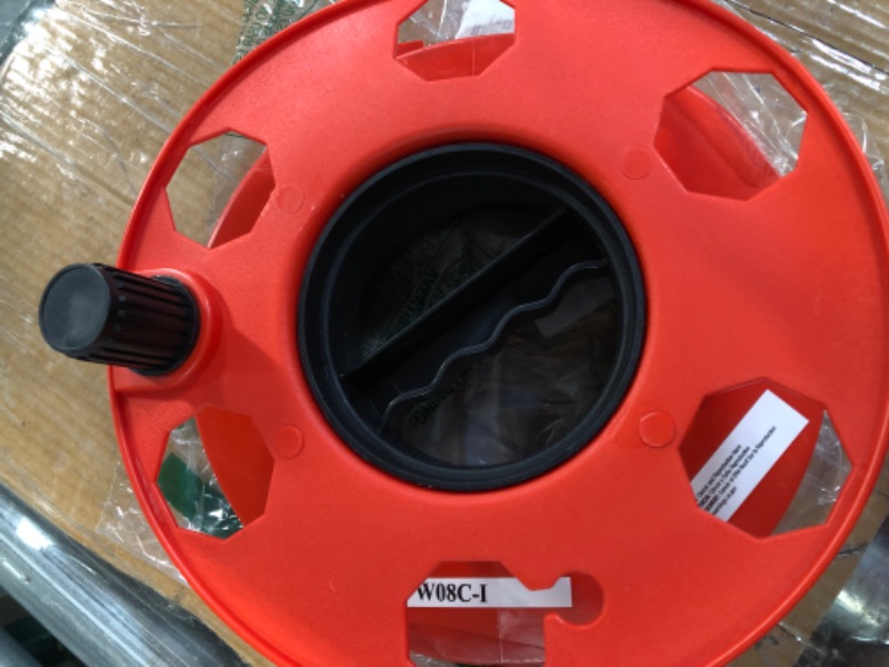 Photo 4 of *bundle* *non-refundable* *minor damage to storage wheel*
Woods E-102 Heavy Duty Cord Storage Wheel; 125-Foot AND Gates Section a, 1/2" Width, 46.22" Outside Length