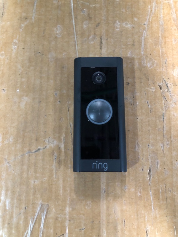 Photo 1 of *MINOR DAMAGE-MISSING PIECES*
Ring Video Doorbell Model 5AT3T5
