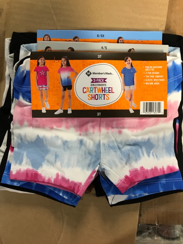 Photo 2 of BOOPH Girls Bike Shorts Cartwheel Shorts Dance Shorts for Girls 9 Pack 5-6 Years multicolor **BUNDLE NONREFUNDABLE**