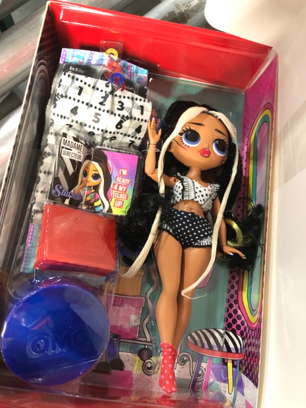 Photo 2 of L.O.L. Surprise! OMG Movie Magic Starlette Fashion Doll with 25 Surprises Including 2 Outfits, 3D Glasses, Accessories, Reusable Playset– Gift for Kids, Toys for Girls Boys Ages 4 5 6 7+ Years Old Single