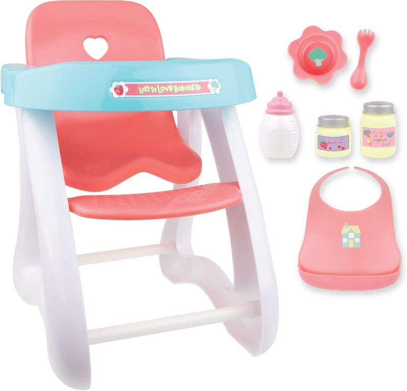 Photo 1 of *used*
JC Toys - for Keeps Playtime! | Baby Doll High Chair | Fits Dolls up to 17"| Pink
