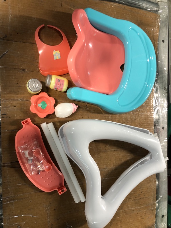 Photo 2 of *used*
JC Toys - for Keeps Playtime! | Baby Doll High Chair | Fits Dolls up to 17"| Pink
