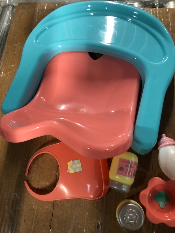 Photo 3 of *used*
JC Toys - for Keeps Playtime! | Baby Doll High Chair | Fits Dolls up to 17"| Pink
