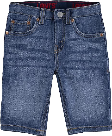 Photo 1 of Levi's Boys' Slim Fit Denim Shorts (size 5 boys) (2 pk)
