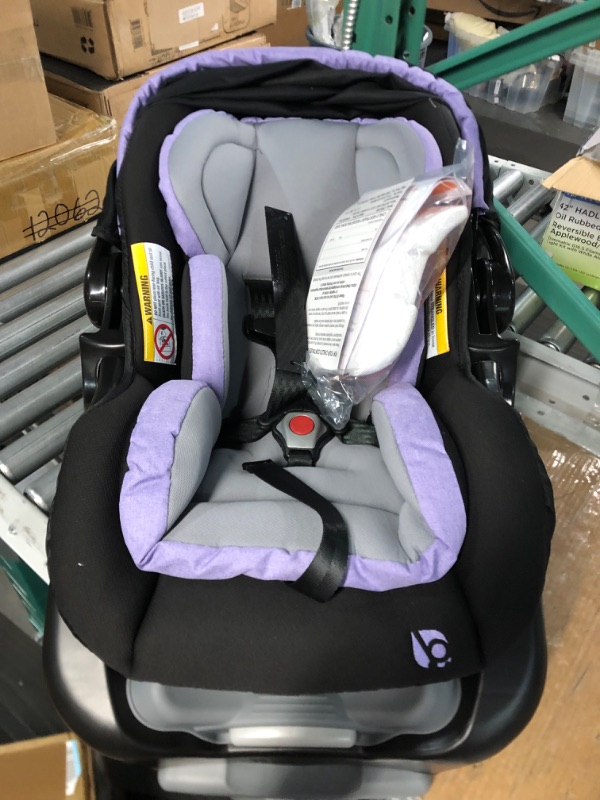 Photo 2 of Baby Trend Secure Snap Tech 35 Infant Car Seat, Lavender Ice 16.5x16.25x28.5 Inch (Pack of 1)