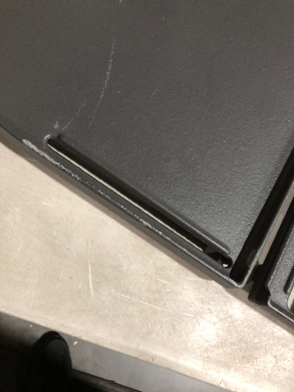 Photo 1 of ***SCRAPED AND SCUFFED - SEE PICTURES***
BBQ Grill Cast Iron Cooking Grate Griddle Combo for Coleman Roadtrip X-Cursion, 2 Grate Griddle Combo