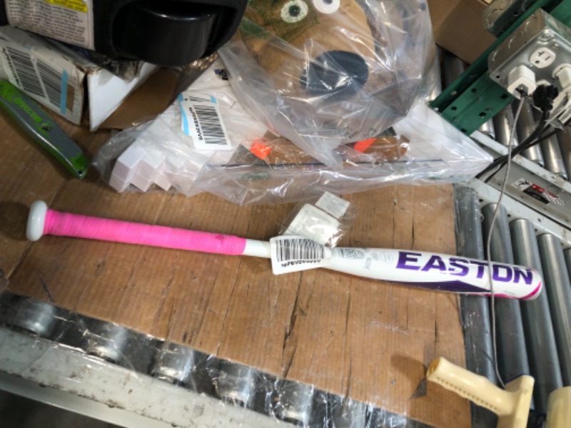 Photo 3 of *USED* Easton | PINK SAPPHIRE Fastpitch Softball Bat | Approved for All Fields | -10 Drop | 1 Pc. Aluminum White / Pink 30" / 20oz.