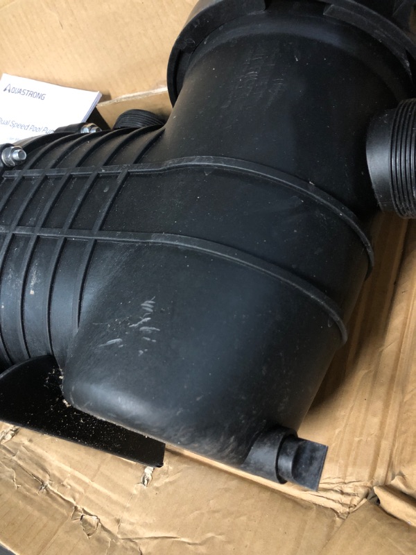 Photo 5 of *USED*
VEVOR Swimming Pool Pump 1HP, Dual Voltage 110V 220V, 5544GPH, Powerful Self-priming Pump for In/Above Ground Pool Water Circulation, w/ Strainer Basket, 2pcs 1-1/2'' NPT Connectors, UL Certified
